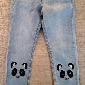 Girls Cat & Jack Panda jeans